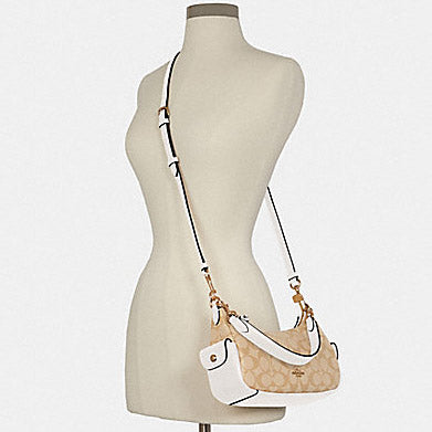 COACH PENNIE SHOULDER/Crossbody BAG IN SIGNATURE CANVAS