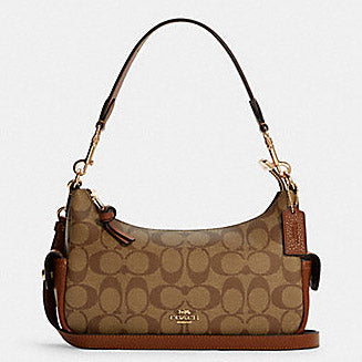 COACH PENNIE SHOULDER/Crossbody BAG IN SIGNATURE CANVAS