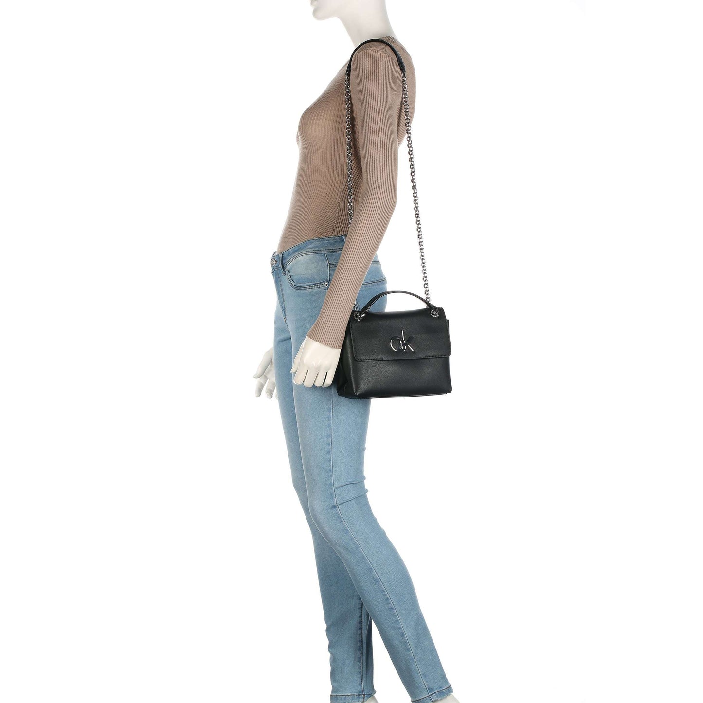 CALVIN KLEIN Re-Lock EM Shoulder bag Synthetic Leather