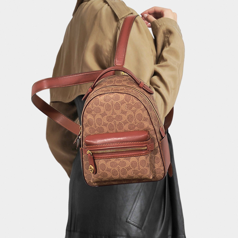 COACH Women’s Campus Backpack 23 in Coated Signature Canvas