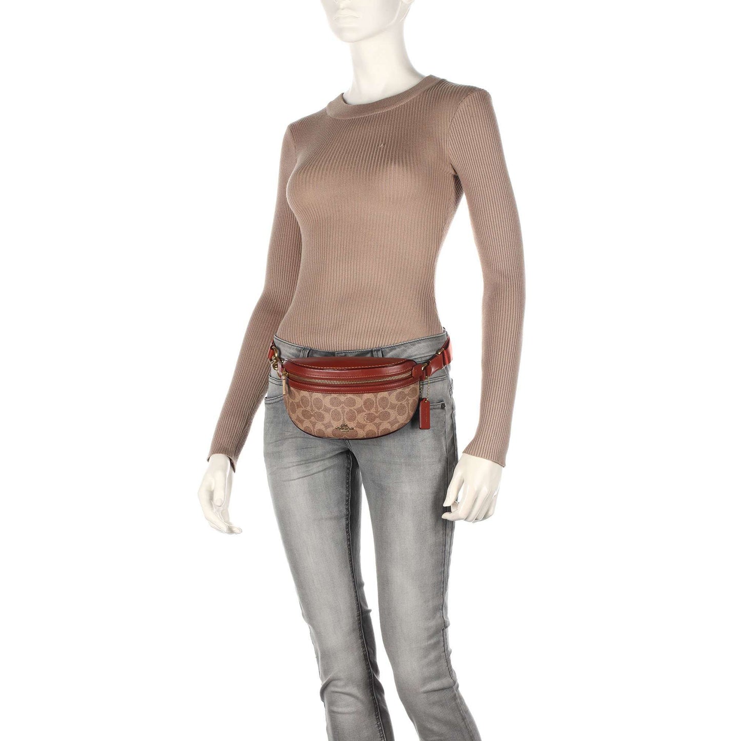 COACH Bethany Fanny Pack Canvas Waist/Belt Bag