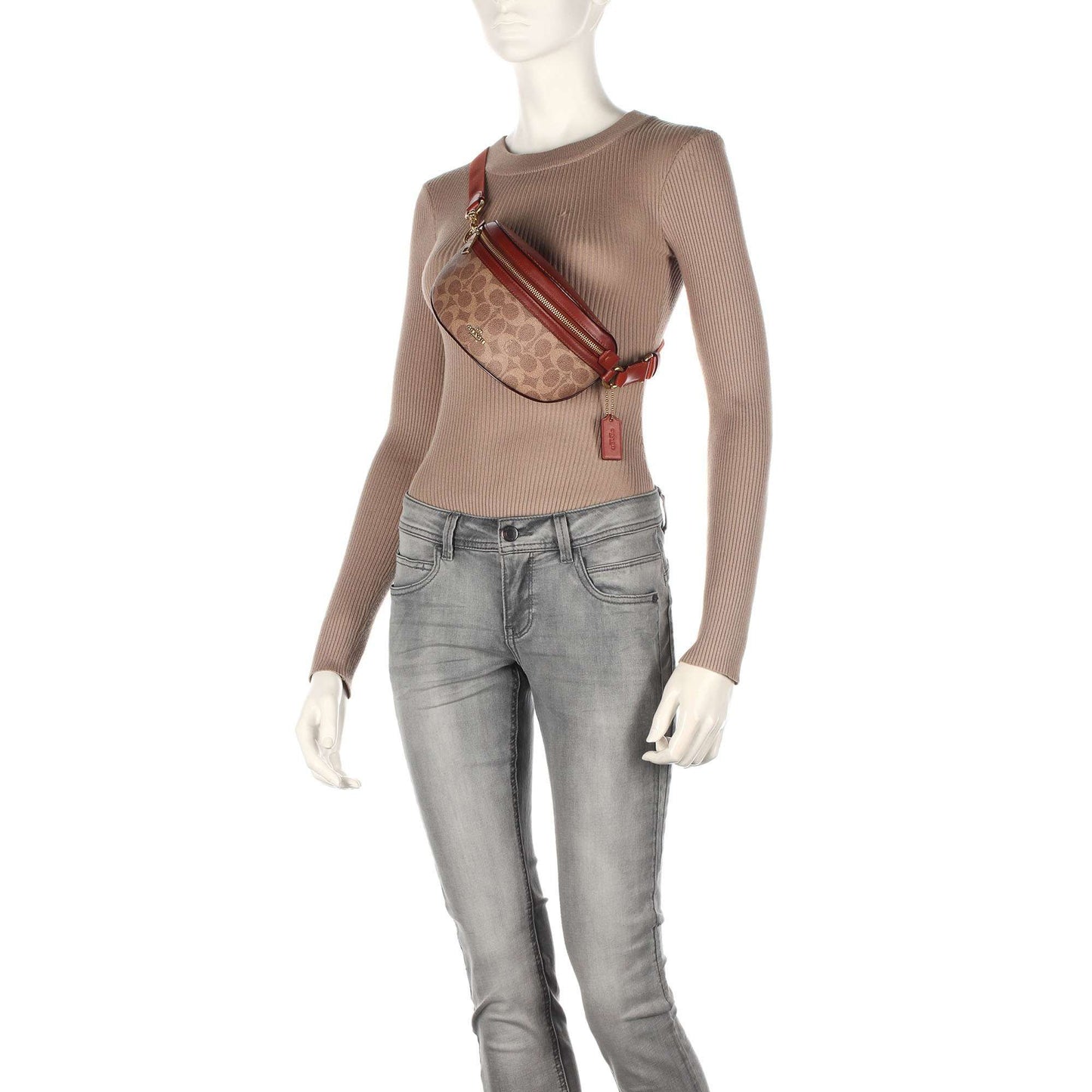 COACH Bethany Fanny Pack Canvas Waist/Belt Bag