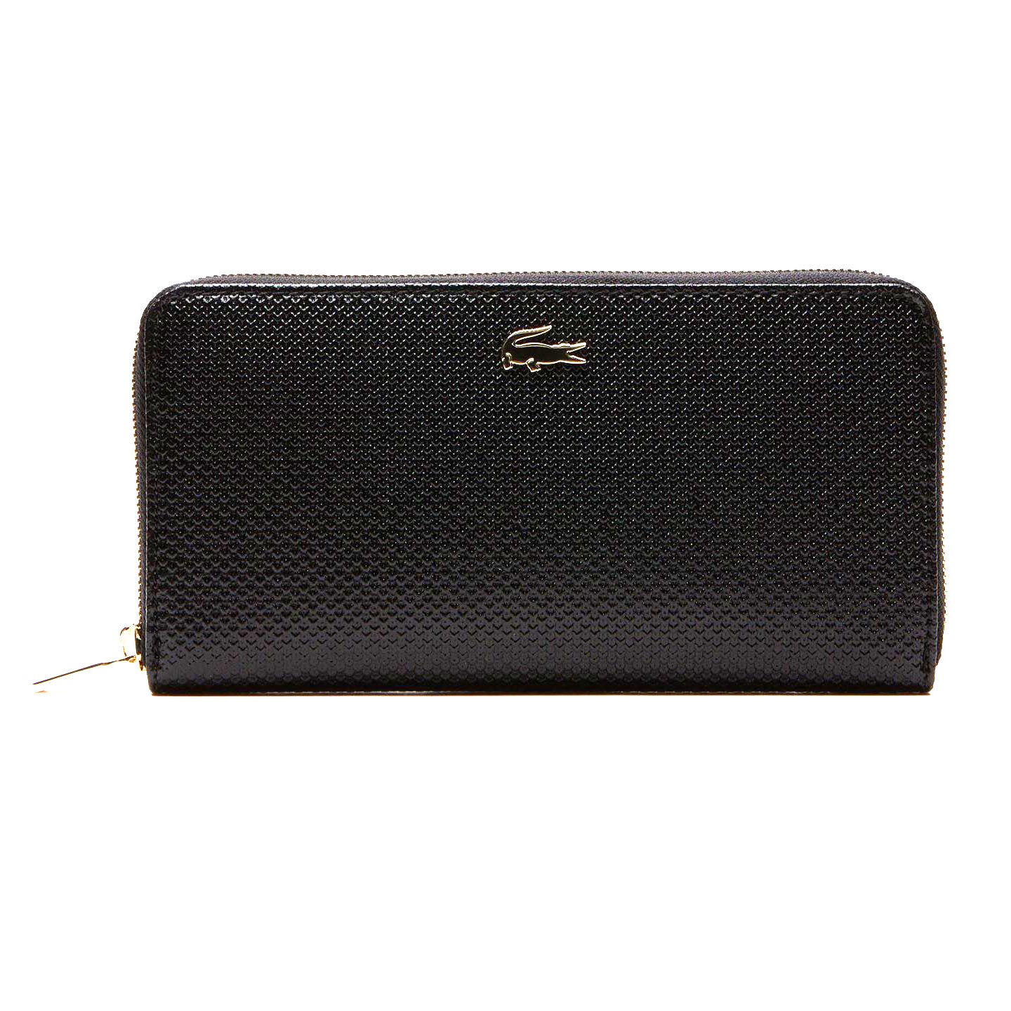 LACOSTE Women's Chantaco Pique Zip Wallet