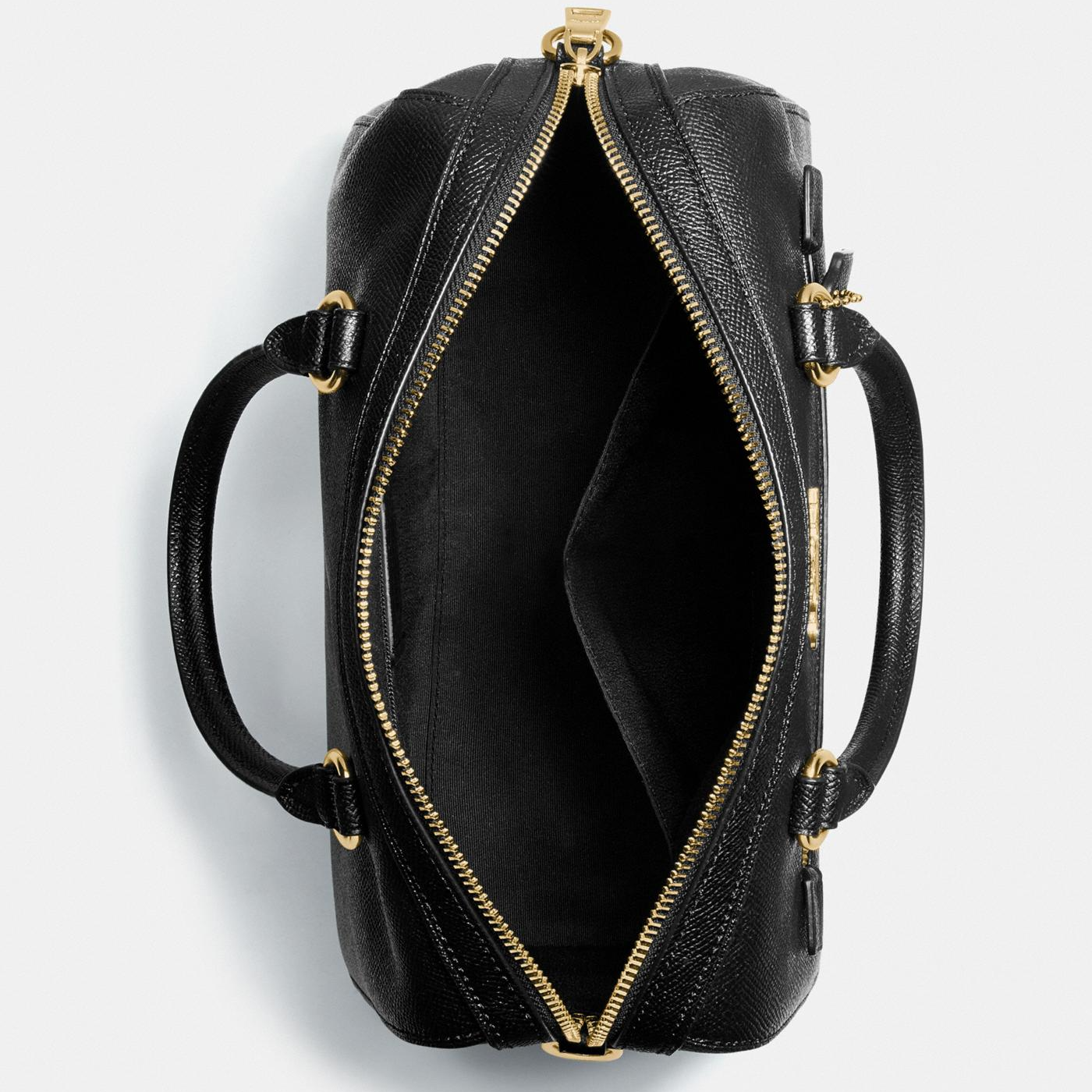 COACH Rowan Satchel Handbag with Detachable Strap for Shoulder/Crossbody Wear