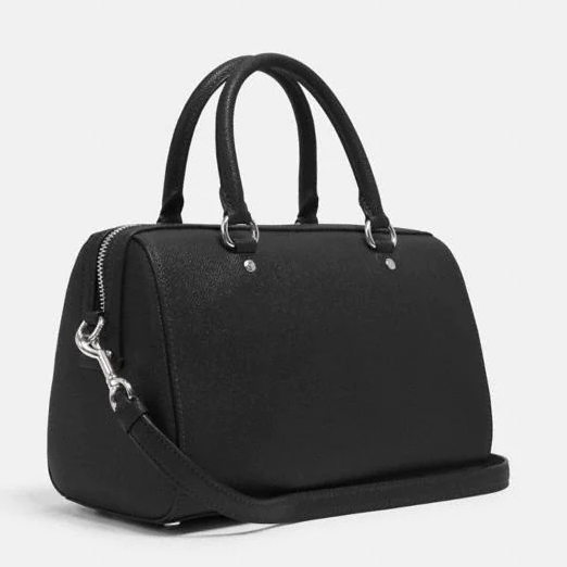 COACH Rowan Satchel Handbag with Detachable Strap for Shoulder/Crossbody Wear