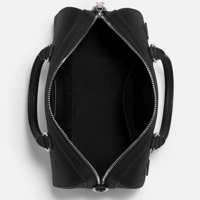 COACH Rowan Satchel Handbag with Detachable Strap for Shoulder/Crossbody Wear