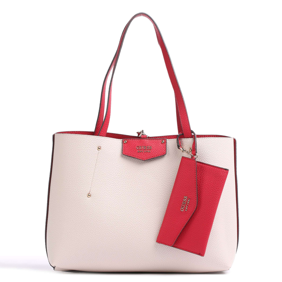 GUESS Bag Eco Brenton Reversible Tote Bag with Detachable Pouch