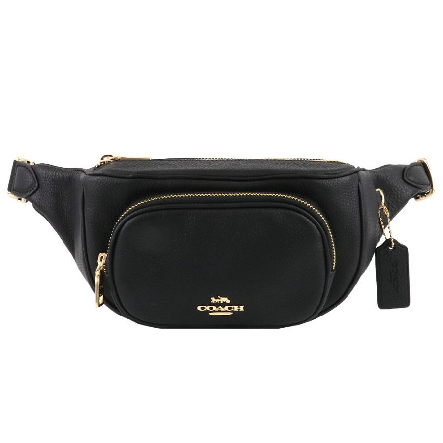 COACH Body/Waist Bag in Black Leather