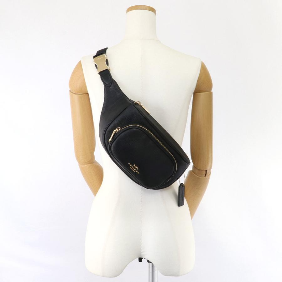 COACH Body/Waist Bag in Black Leather