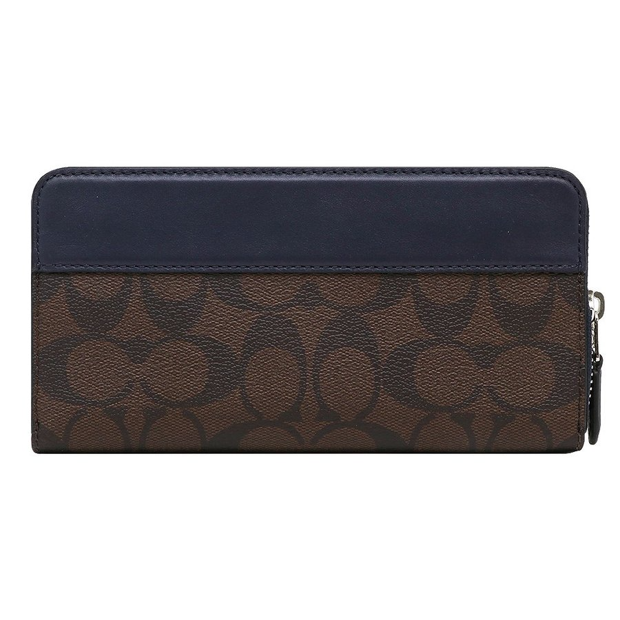 COACH Accordion Zip Wallet In Signature Canvas