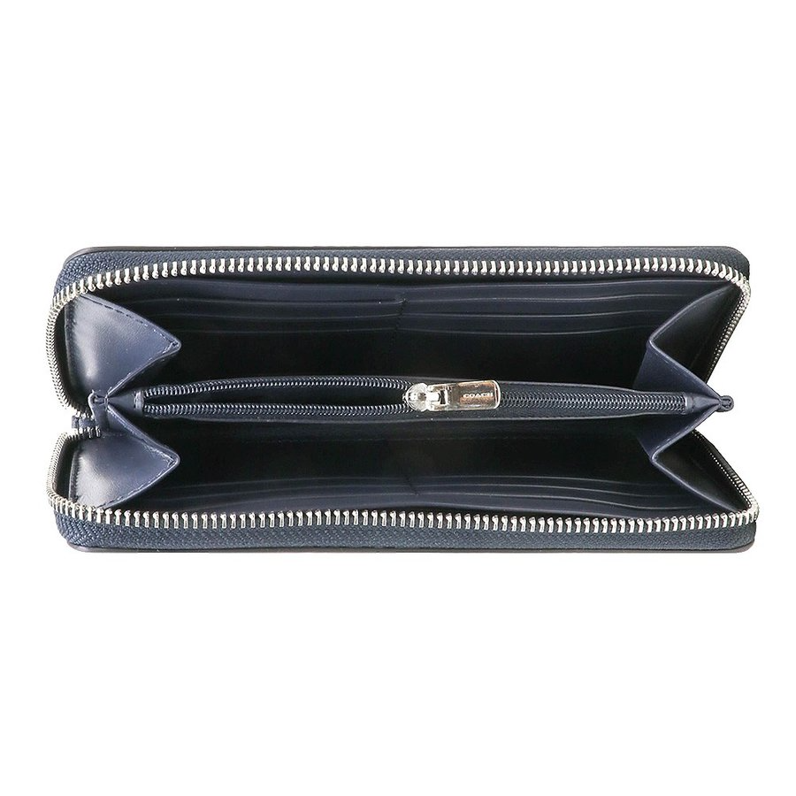 COACH Accordion Zip Wallet In Signature Canvas