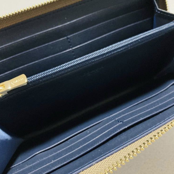 C.O.A.C.H Signature Accordion Zip Wallet With Kaffe Fassett Print