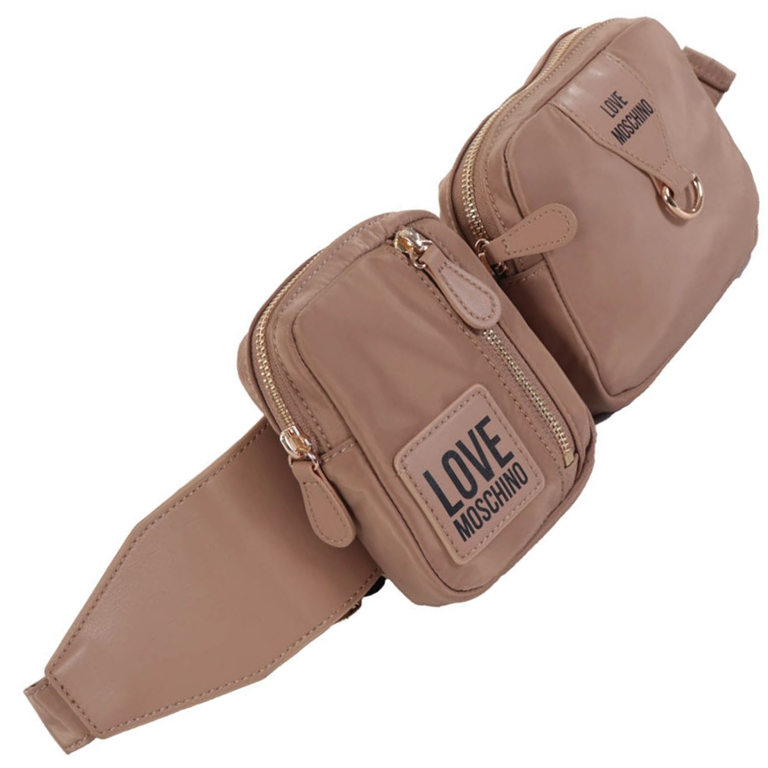 L.O.V.E M.O.S.C.H.I.N.O Fanny Pack/Belt Bag With Logo Patch For Waist/Crossbody Wear