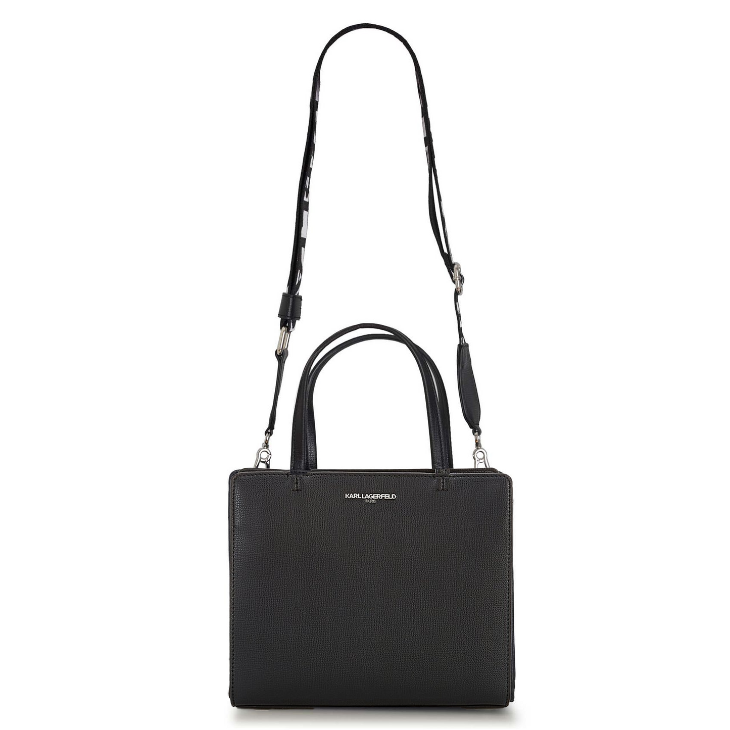 KARL LAGERFELD PARIS Maybelle Satchel Bag With Strap for Shoulder/Crossbody Wear