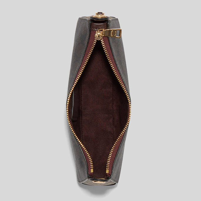 COACH Jes Baguette In Signature Canvas with Detachable Strap for Crossbody Wear