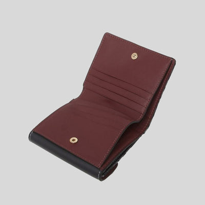 Coach Georgie Small Wallet In Signature Chambray