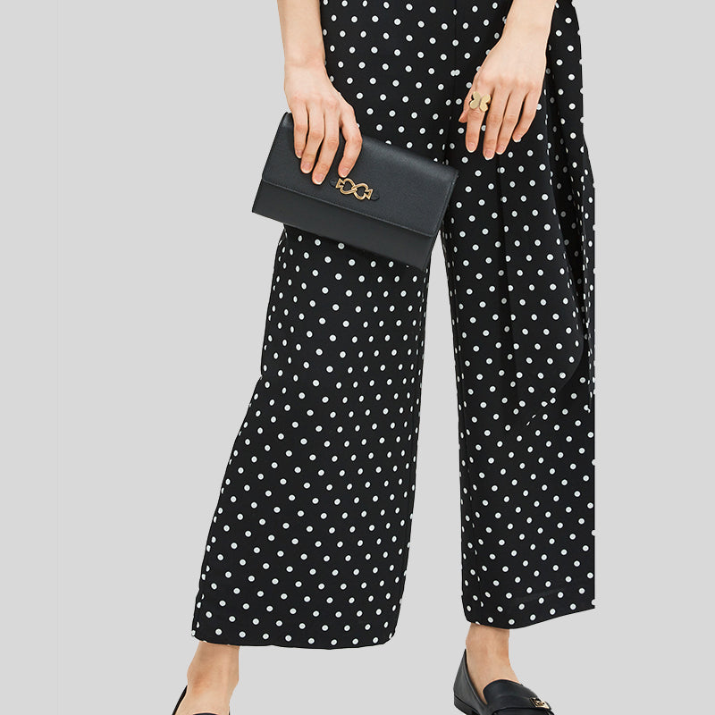 KATE SPADE Toujours Chain Clutch Bag with Strap for Crossbody Wear