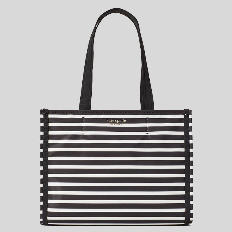 KATE SPADE The Little Better Sam Stripe Medium Tote Bag
