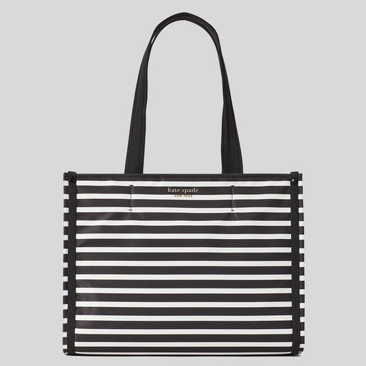 KATE SPADE The Little Better Sam Stripe Medium Tote Bag