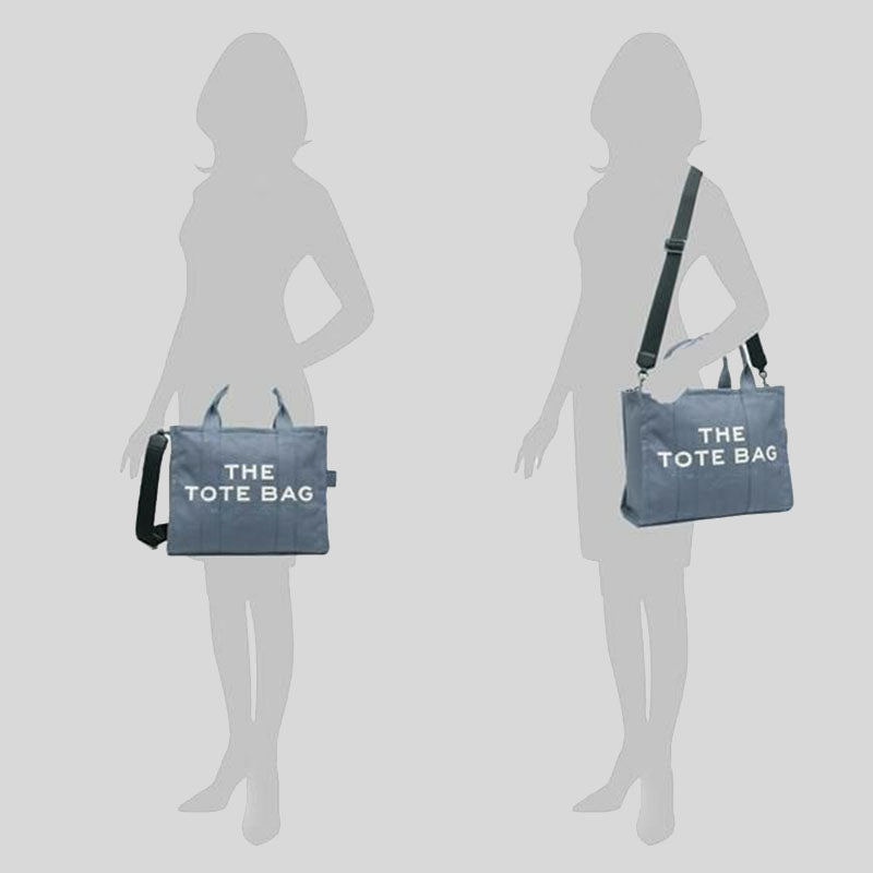 MARC JACOBS "THE TOTE BAG" with Detachable Strap in Black (Medium)