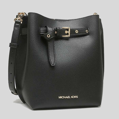 MICHAEL KORS Emilia Small Satchel/Bucket Bag with Crossbody Detachable Strap