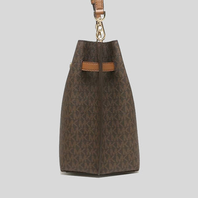 MICHAEL KORS Emilia Small Satchel/Bucket Bag with Crossbody Detachable Strap