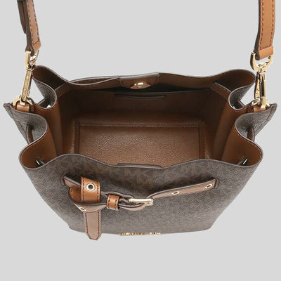 MICHAEL KORS Emilia Small Satchel/Bucket Bag with Crossbody Detachable Strap