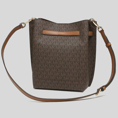 MICHAEL KORS Emilia Small Satchel/Bucket Bag with Crossbody Detachable Strap