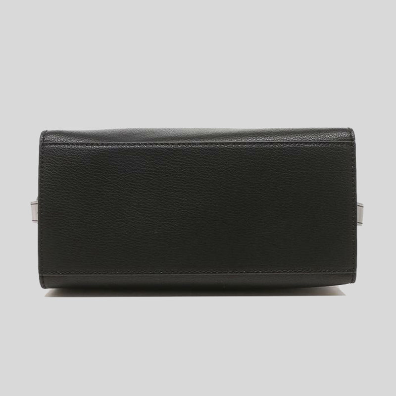 MICHAEL KORS Avril Small Leather Top Zip Satchel Handbag With Detachable Crossbody Strap