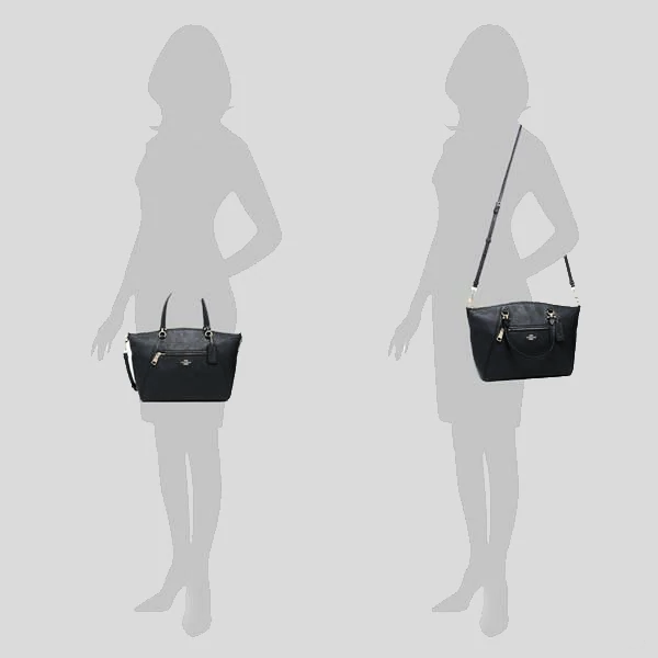 COACH Prairie Satchel with Detachable Strap For Shoulder/Crossbody Wear