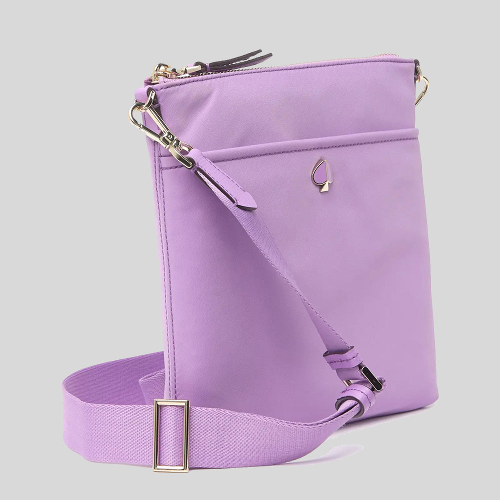 Kate Spade Taylor Nylon Crossbody Bag in Queen’s Purple