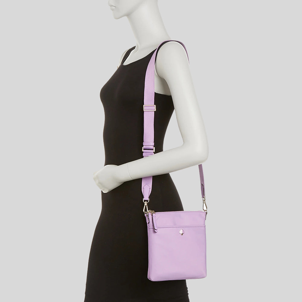 Kate Spade Taylor Nylon Crossbody Bag in Queen’s Purple