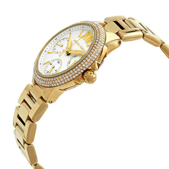 MICHAEL KORS Camille Quartz Crystal White Dial Ladies Watch