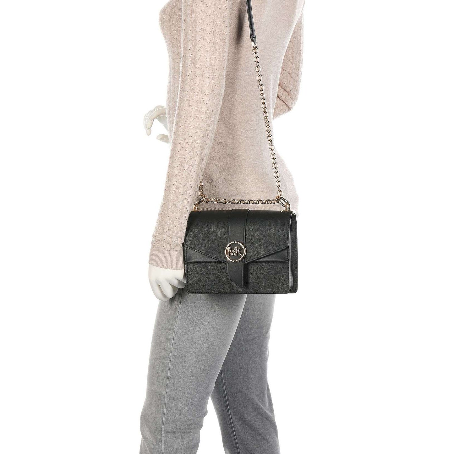 MICHAEL KORS Greenwich Crossbody Bag in Black