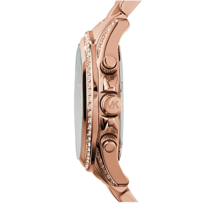 MICHAEL KORS Women's Blair Chronograph Rose Gold-Tone Stainless Steel Watch