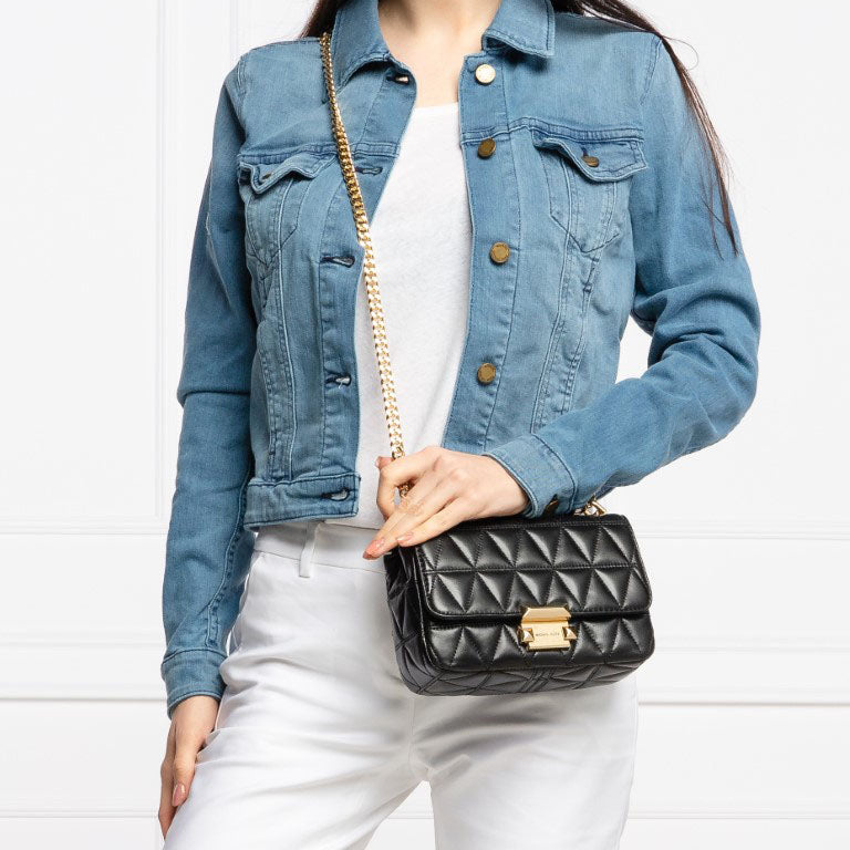 MICHAEL KORS Sloan Ladies Bag with Strap for Shoulder/Crossbody Wear