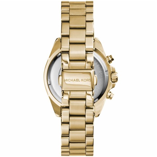 M.I.C.H.A.E.L KORS Bradshaw Quartz Watch In Golden For Ladies