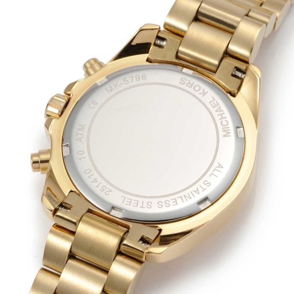 KORS Bradshaw Quartz Watch In Golden For Ladies
