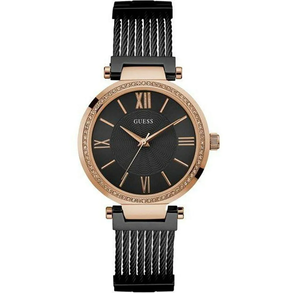 GUESS Soho Black Dial/Bracelet Ladies Watch
