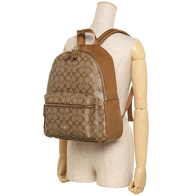 COACH Charlie Backpack In Signature Canvas