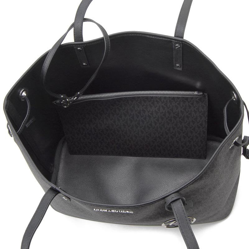 MICHAEL KORS Jet Set Travel Large Top-Zip Drawstring Shoulder/Tote Bag with Pouch