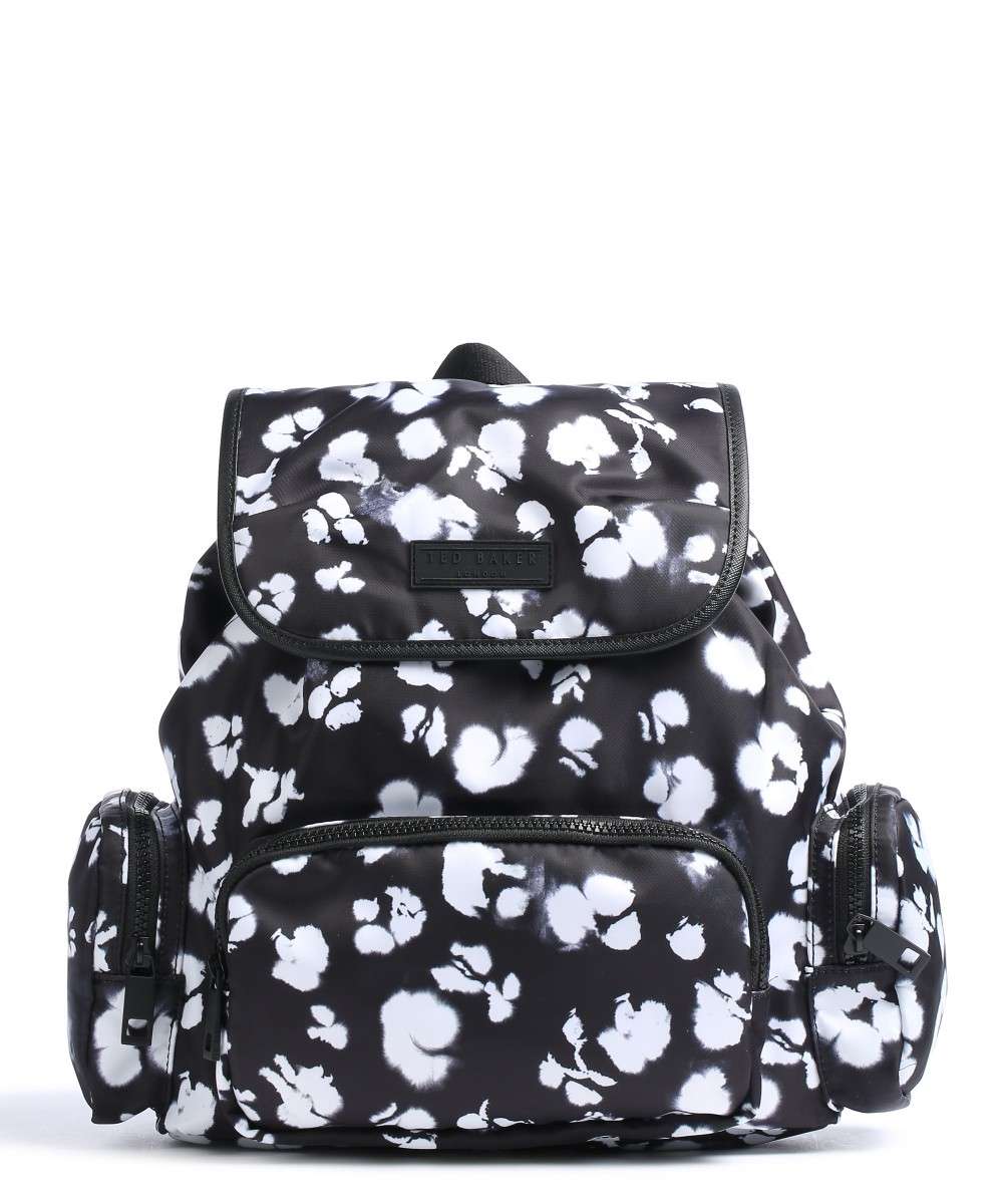 TED BAKER Shefa Nocturnal Animal Nylon Backpack in Black