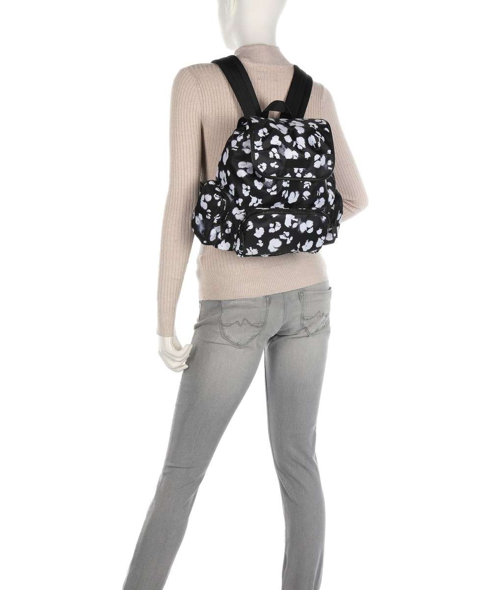 TED BAKER Shefa Nocturnal Animal Nylon Backpack in Black