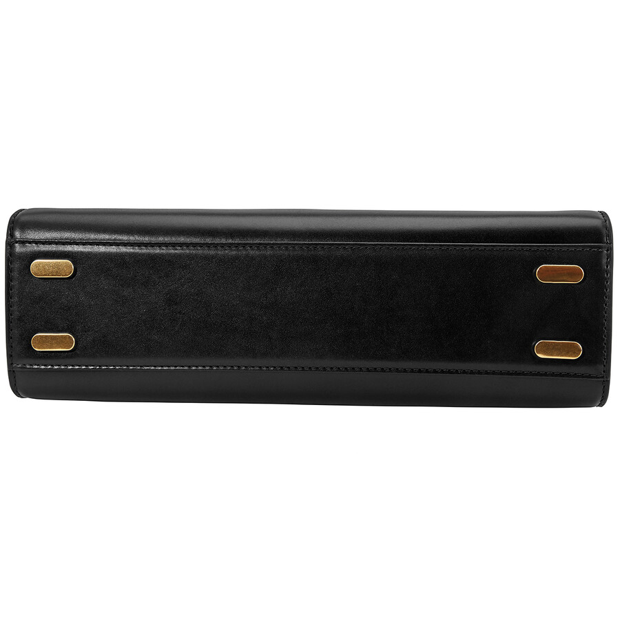 TORY BURCH Lee Radziwill Satchel Bag with Detachable/Adjustable Strap In Smooth Leather for Shoulder/Crossbody Wear