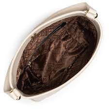 L.O.V.E M.O.S.C.H.I.N.O Avorio Heart Plaque Shoulder/Crossbody Bag