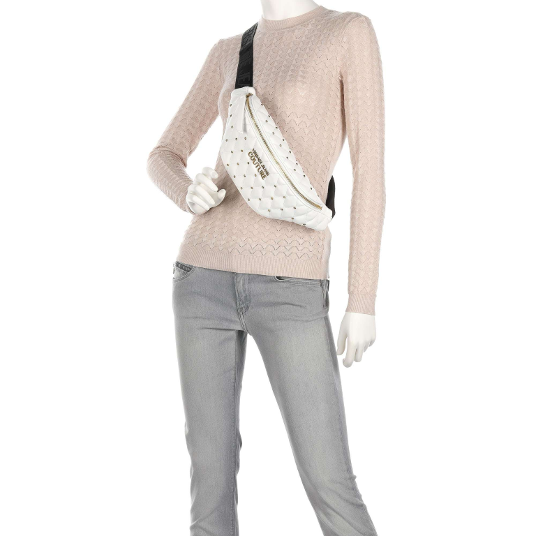 VERSACE JEANS COUTURE Quilted Waist Bag with Studs