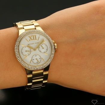 MICHAEL KORS Camille Quartz Crystal White Dial Ladies Watch