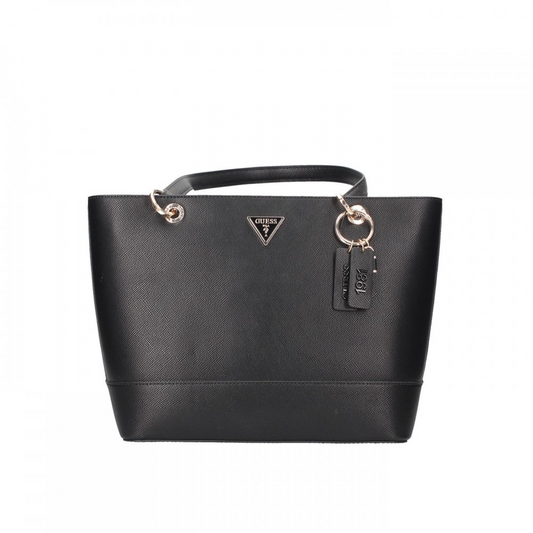 GUESS Shopper Bag with Zipper/Gold Accessories