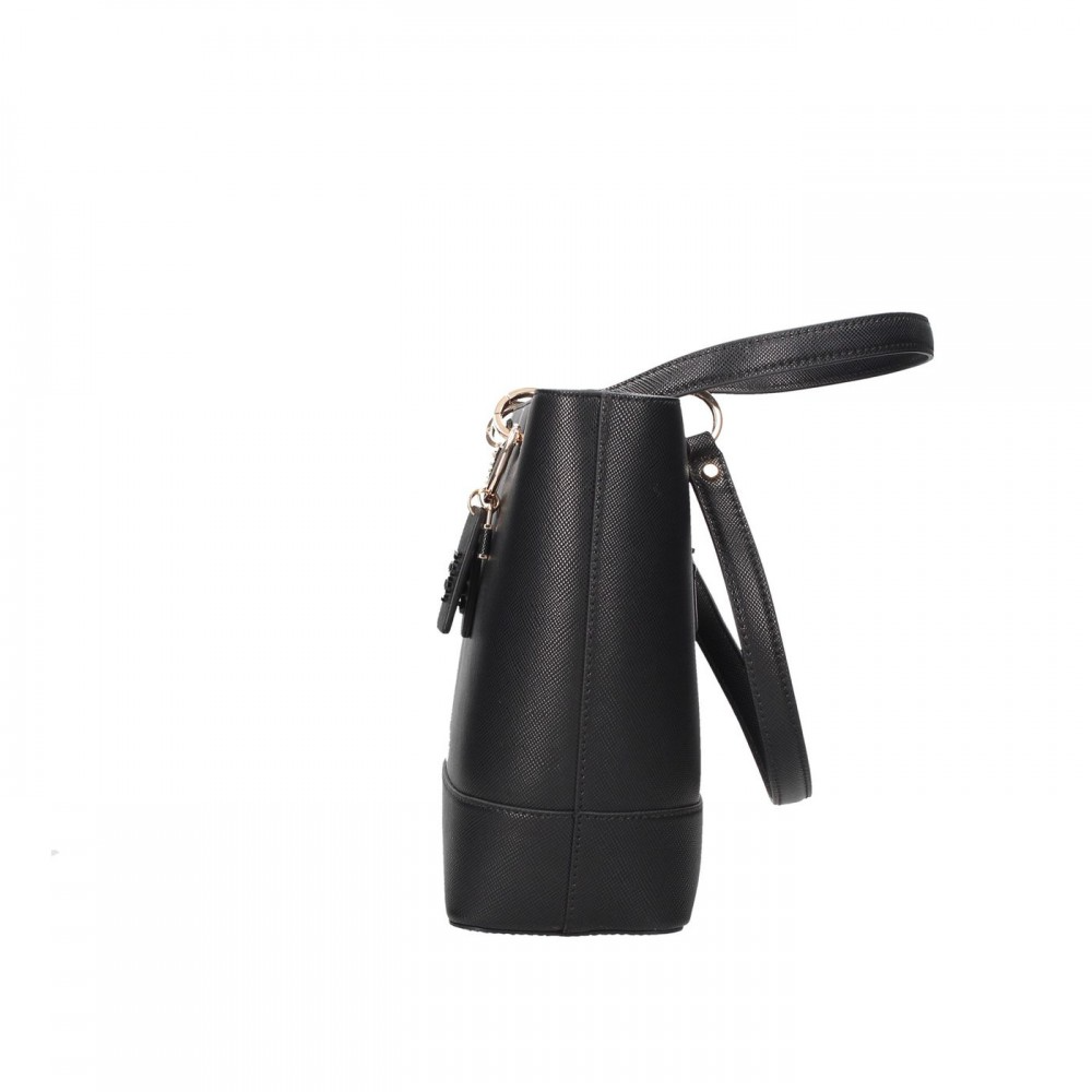 GUESS Shopper Bag with Zipper/Gold Accessories