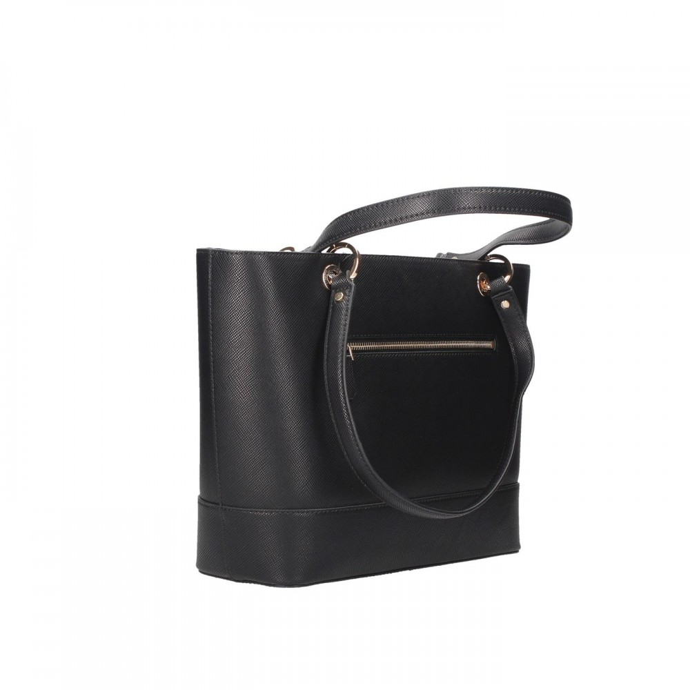 GUESS Shopper Bag with Zipper/Gold Accessories